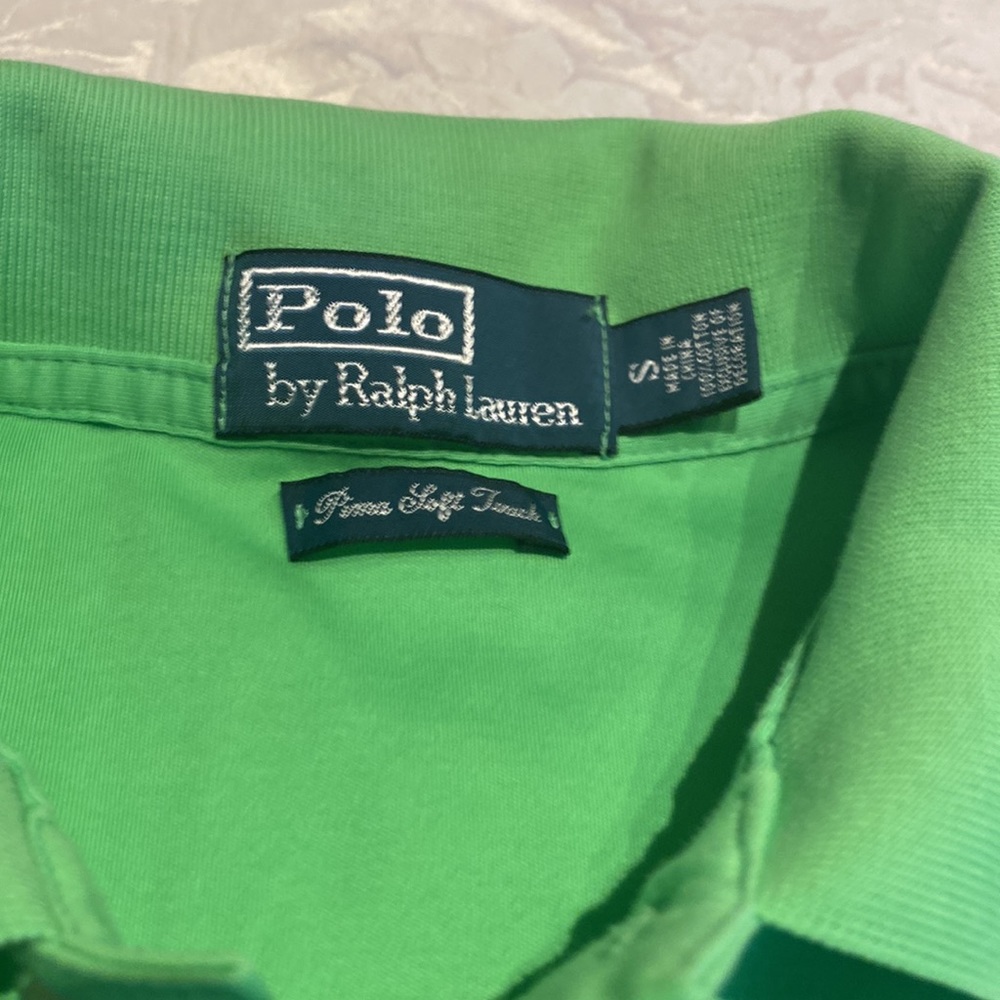 New without tags polo by Ralph Lauren size S shirt. Bright green knit collared - Picture 2 of 4